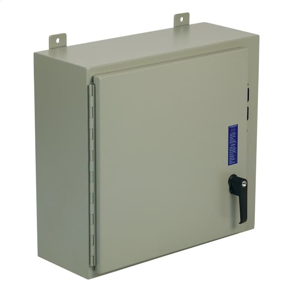3 Point Latch with Padlock Handle Electrical Enclosures, 48 in H, 12 in D, 37 in W